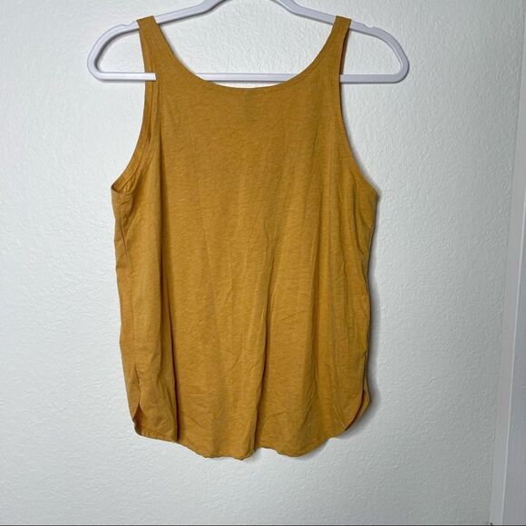 Cyclebar Mustard Yellow Logo Tank Size Large - Picture 2 of 3